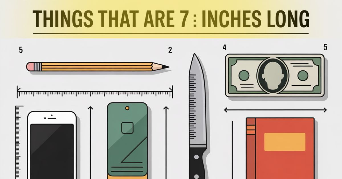 13 Common Things That Are 7 Inches Long (+Pics): Your Ultimate Visual Guide