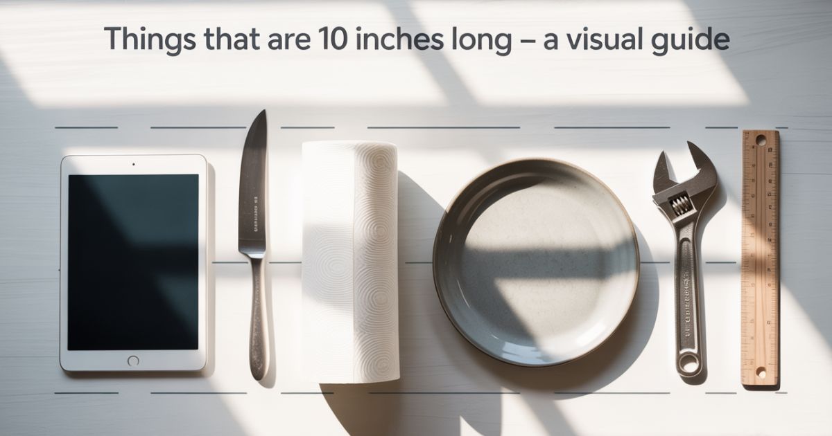 14 Common Things That Are 10 Inches Long: Your Visual Guide to Understanding This Measurement