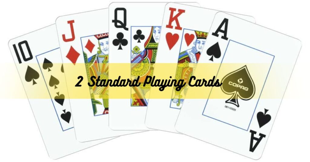 2 Standard Playing Cards
