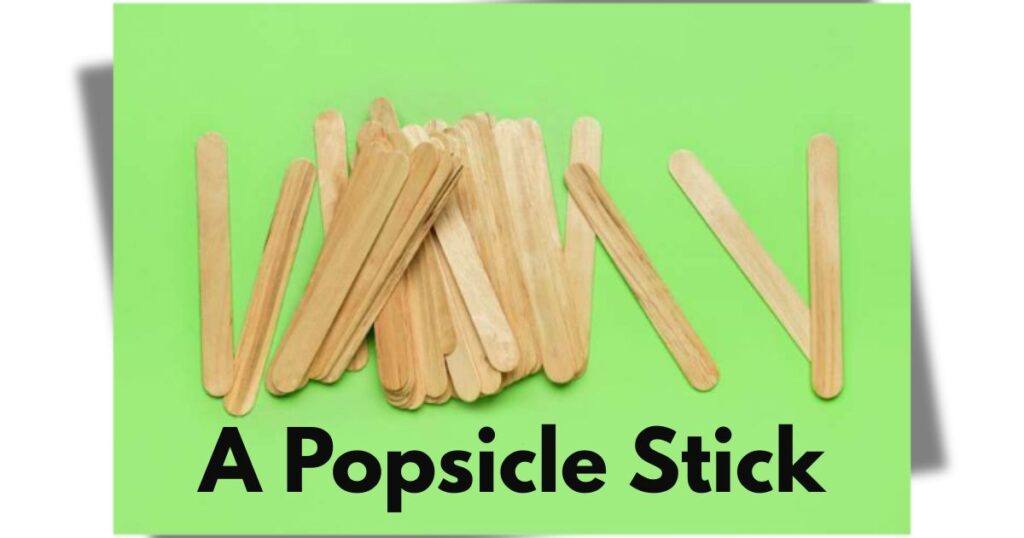 A Popsicle Stick