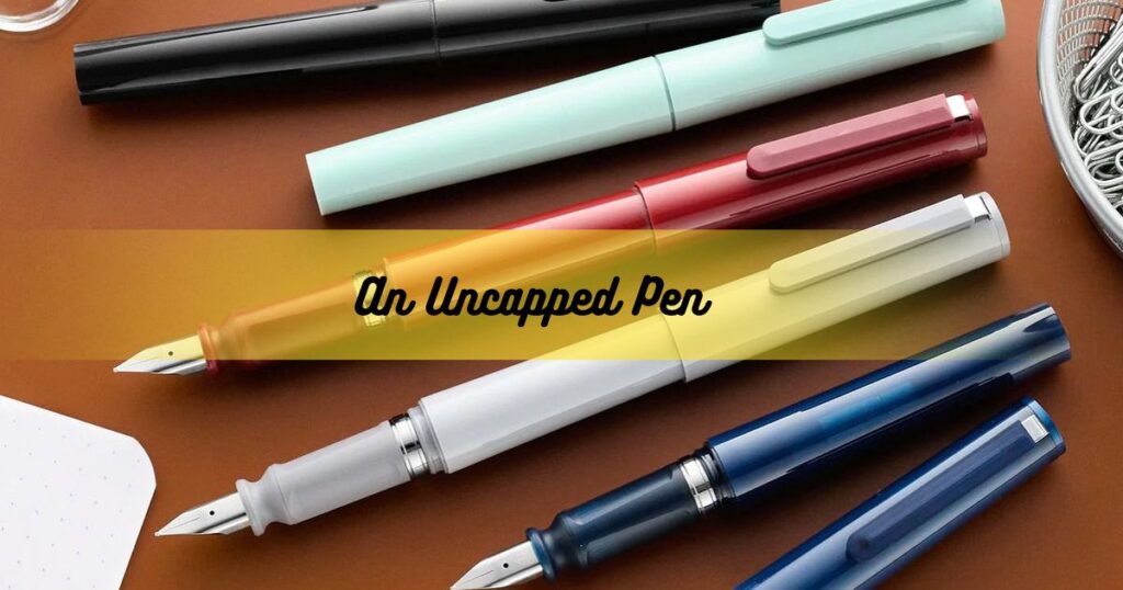 An Uncapped Pen