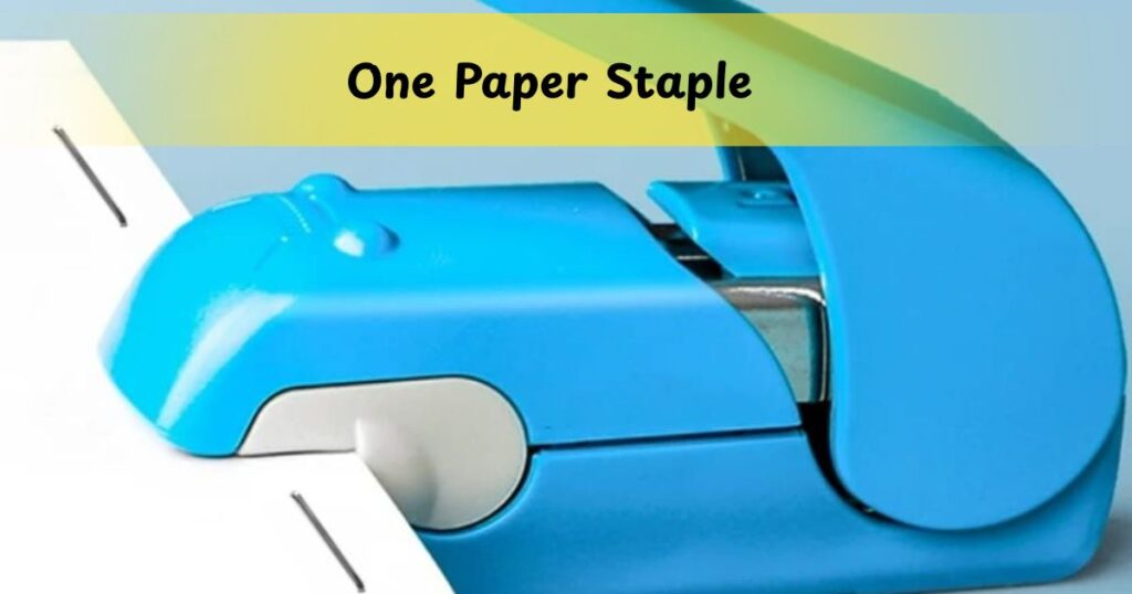 One Paper Staple