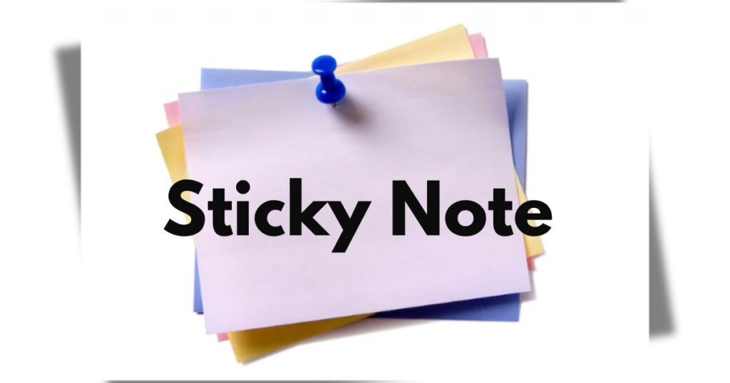 Sticky Note