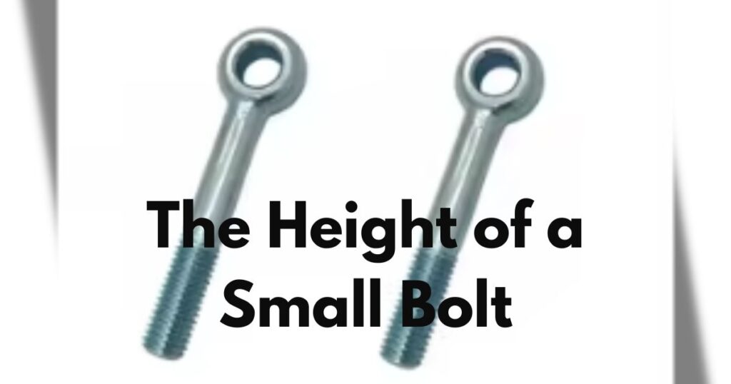 The Height of a Small Bolt