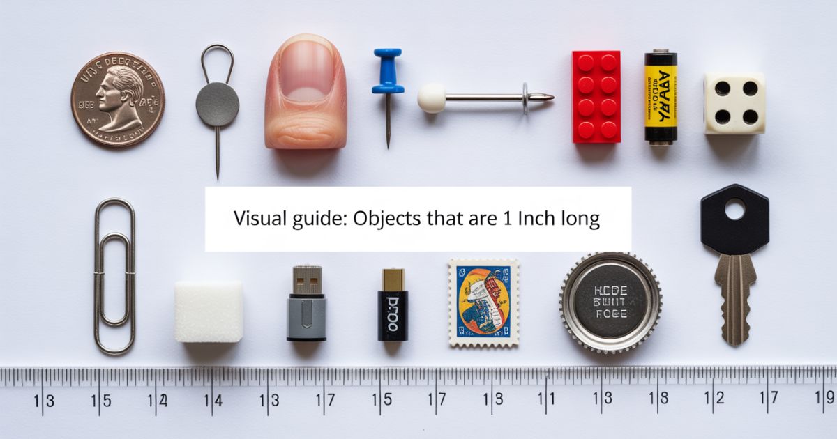 13 Everyday Objects That Are 1 Inch Long: Your Complete Visual Guide