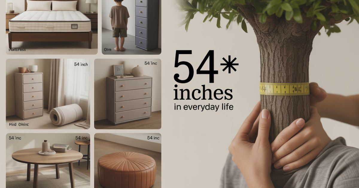 8 Common Things That Are 54 Inches Long/Big (You'll See These Every Day)