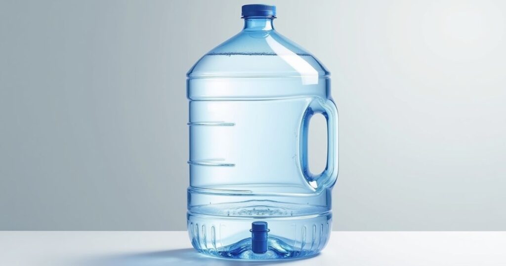 A Full Water Cooler Bottle (About 19–20 Liters of Water)