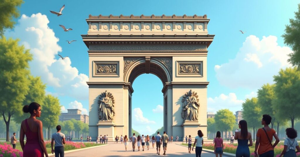 Half the Height of the Arc de Triomphe