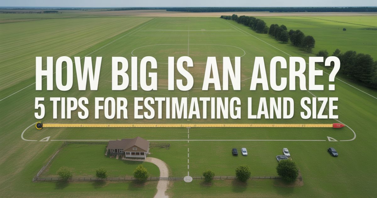 How Big is an Acre? 5 Tips for Estimating Land Size