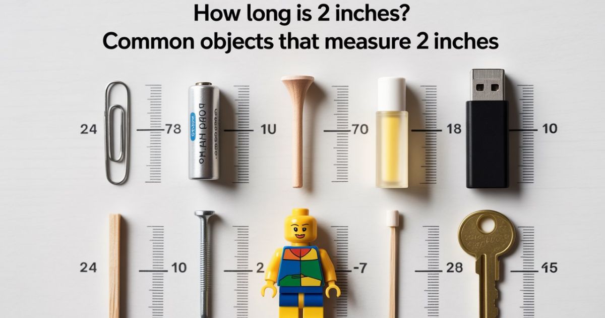 How Long is 2 Inches? 9 Most Common Objects That Are Two Inches Long
