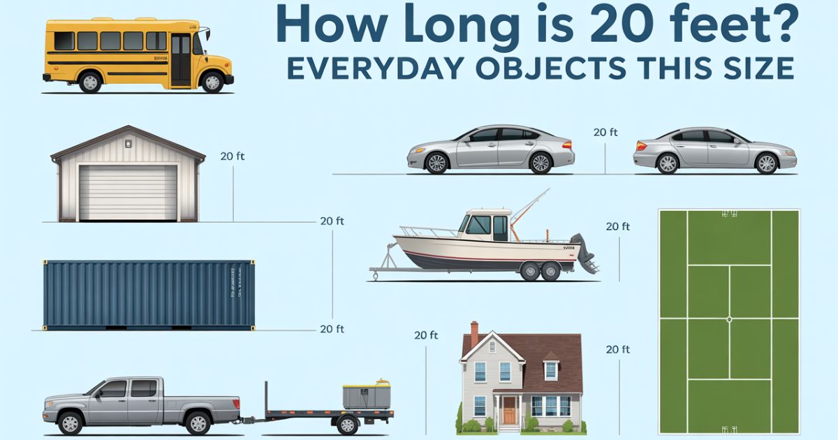 How Long is 20 Feet? 9 Common Things That Are Twenty Feet Long