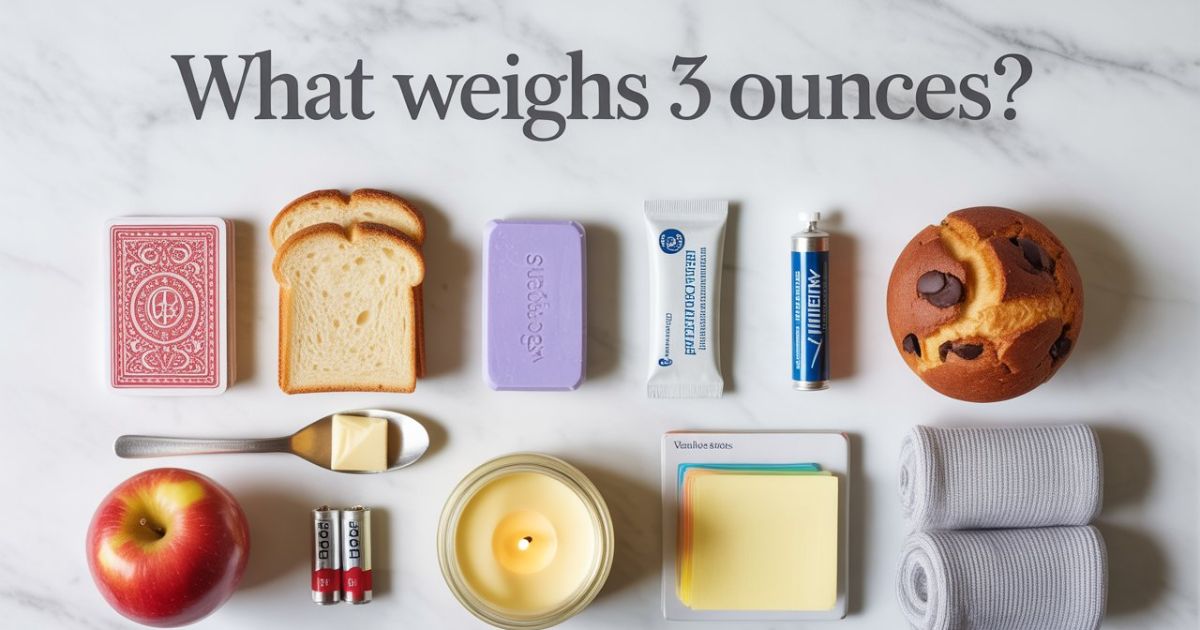 How Much Is 3 Ounces? 11 Most Common Things That Weigh 3 Ounces