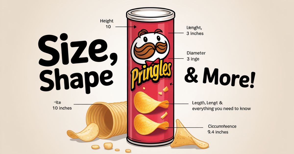 Pringles Can Dimensions: Size, Height, Length, Diameter & Everything You Need to Know