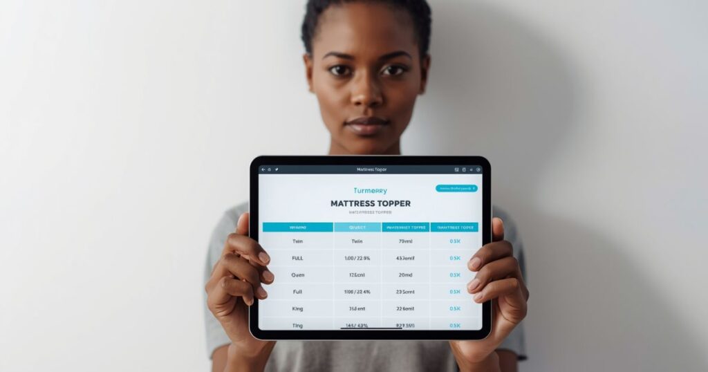 Shop Turmerry Mattress Topper Sizes